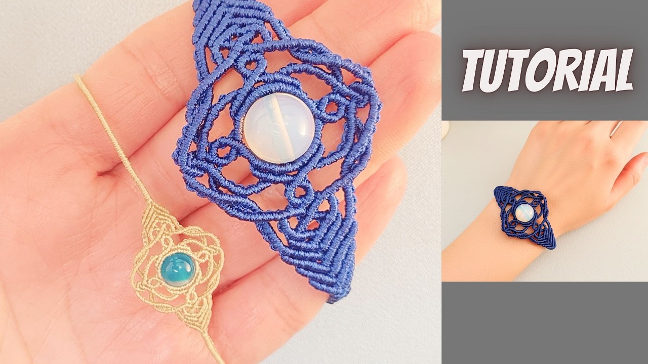 DIY bracelet, Micro Macramé for Advanced Crafters - unique bracelet design