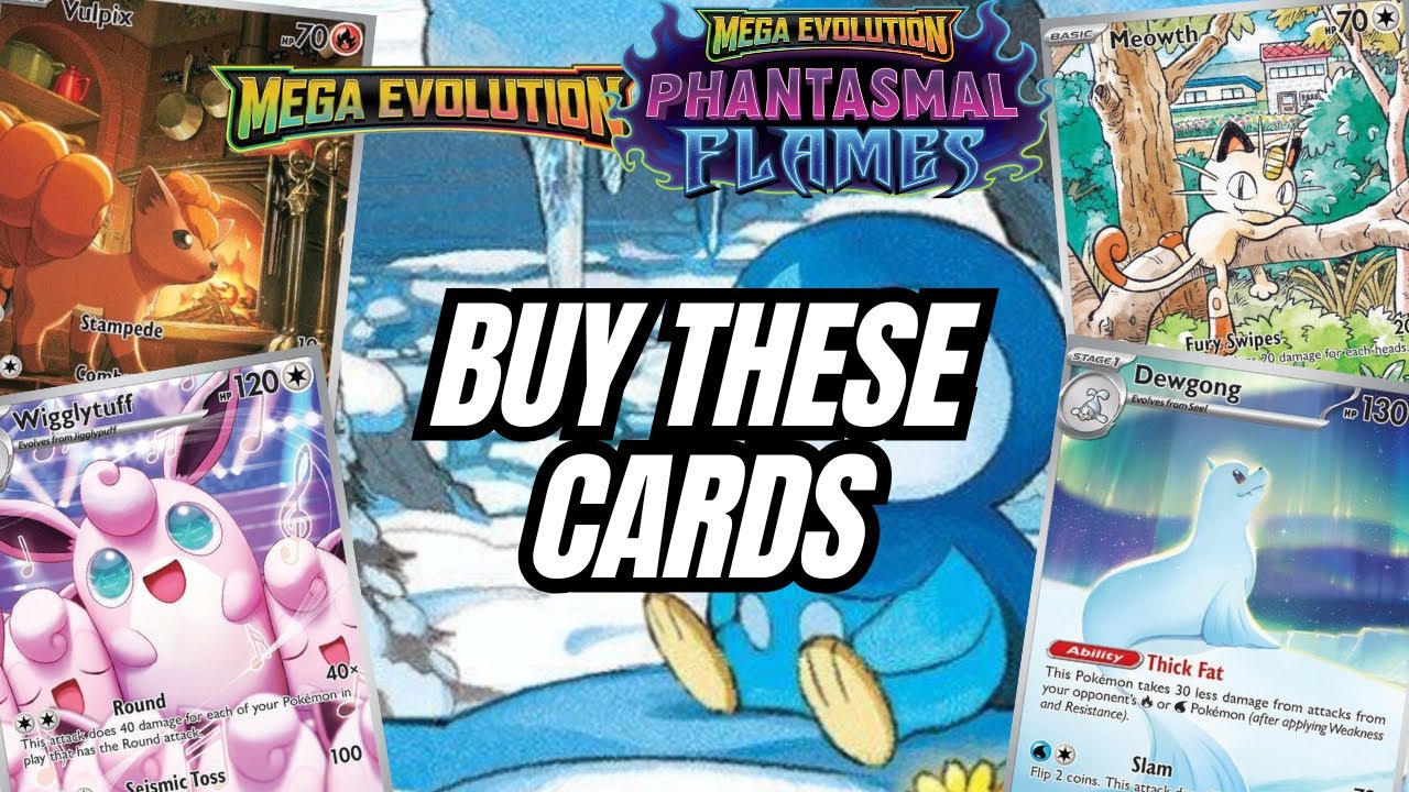 КУПИТЕ эти 5 самых недооцененных карточек покемонов из серий Mega Evolution и Phantasmal Flames!