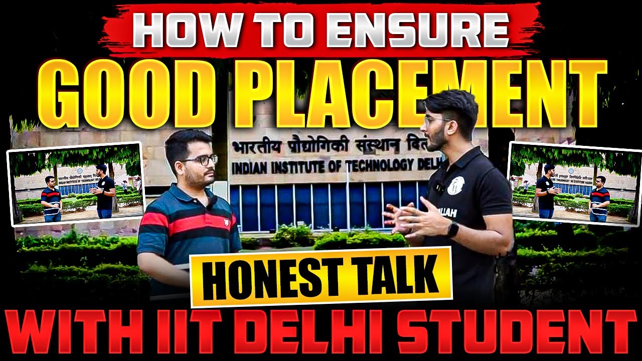 How to Ensure Good Placement After MTech | Honest Talk With IIT Delhi Student