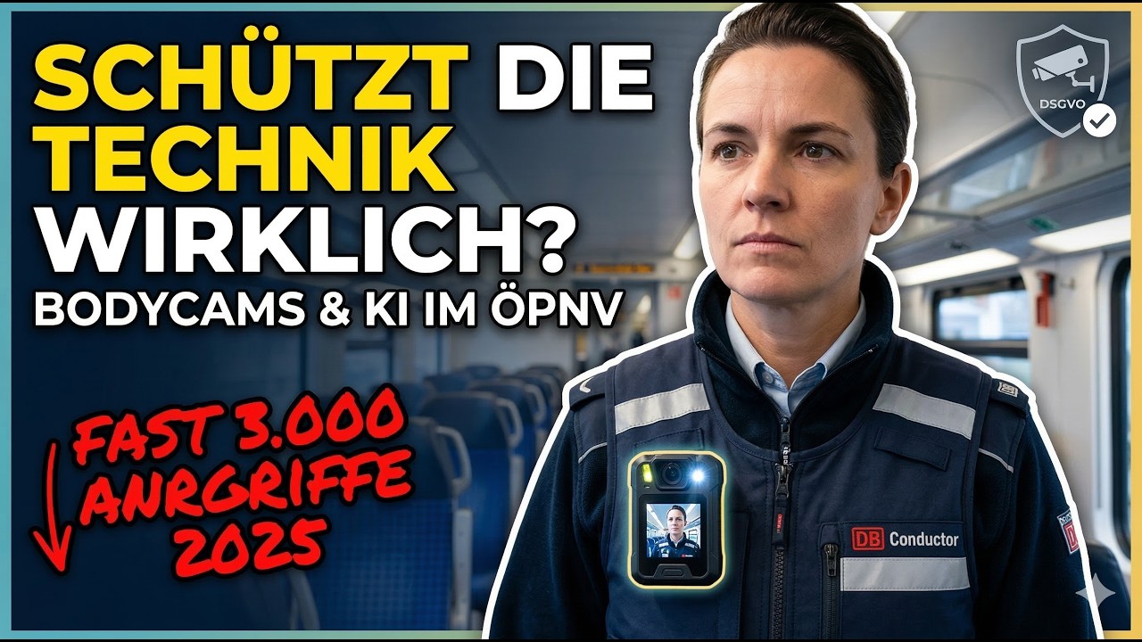 Mehr Sicherheit im ÖPNV? Wie Bodycams & KI das Zugpersonal schützen 🛡️🚆