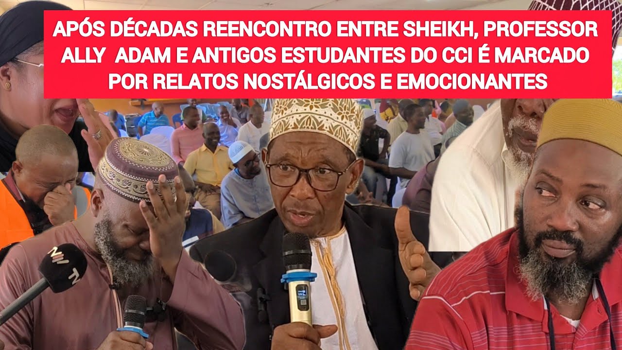 🔴NÚCLEO DOS ANTIGOS ESTUDANTES DO CCI HOMENAGEA O EMINENTE SHEIKH, PROFESSOR ALLY ADAM