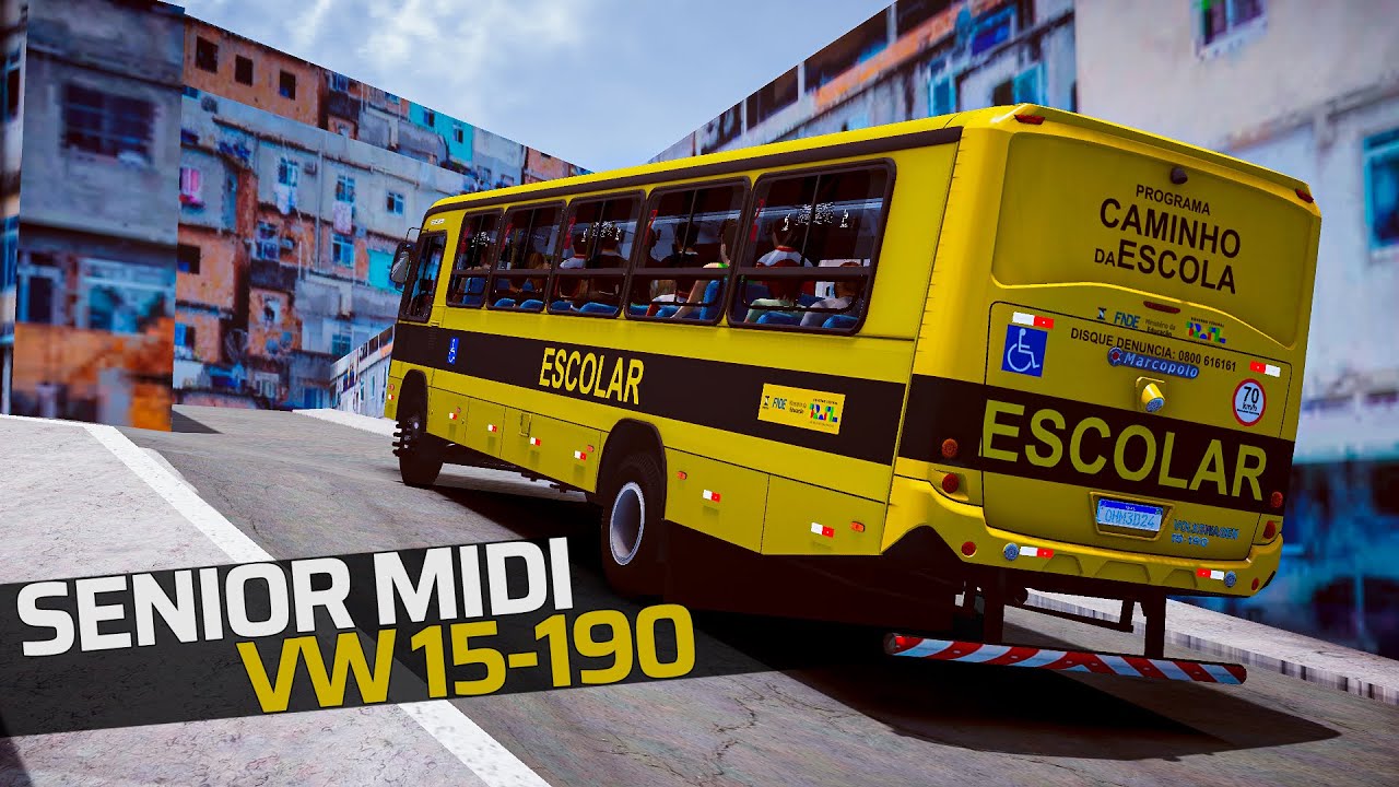 Marcopolo Senior Midi 2021 Vw 15.190 Qualificado - Proton Bus Mods