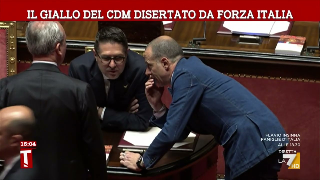Il giallo del CdM disertato da Forza Italia