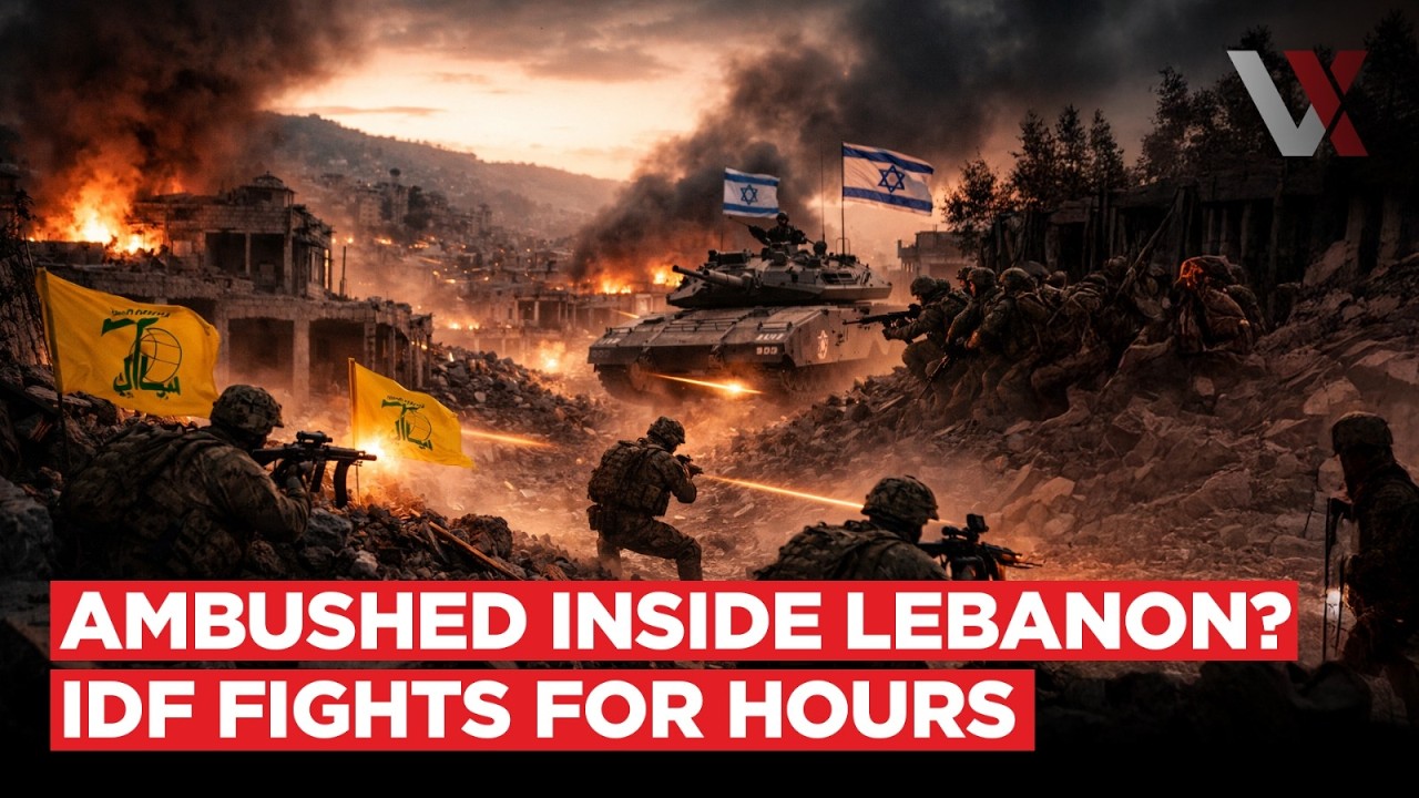 10-Hr Gun Battle At 5 Metres! Hezbollah Fighters Ambush Israeli Golani Troops In Lebanon | VERTEX