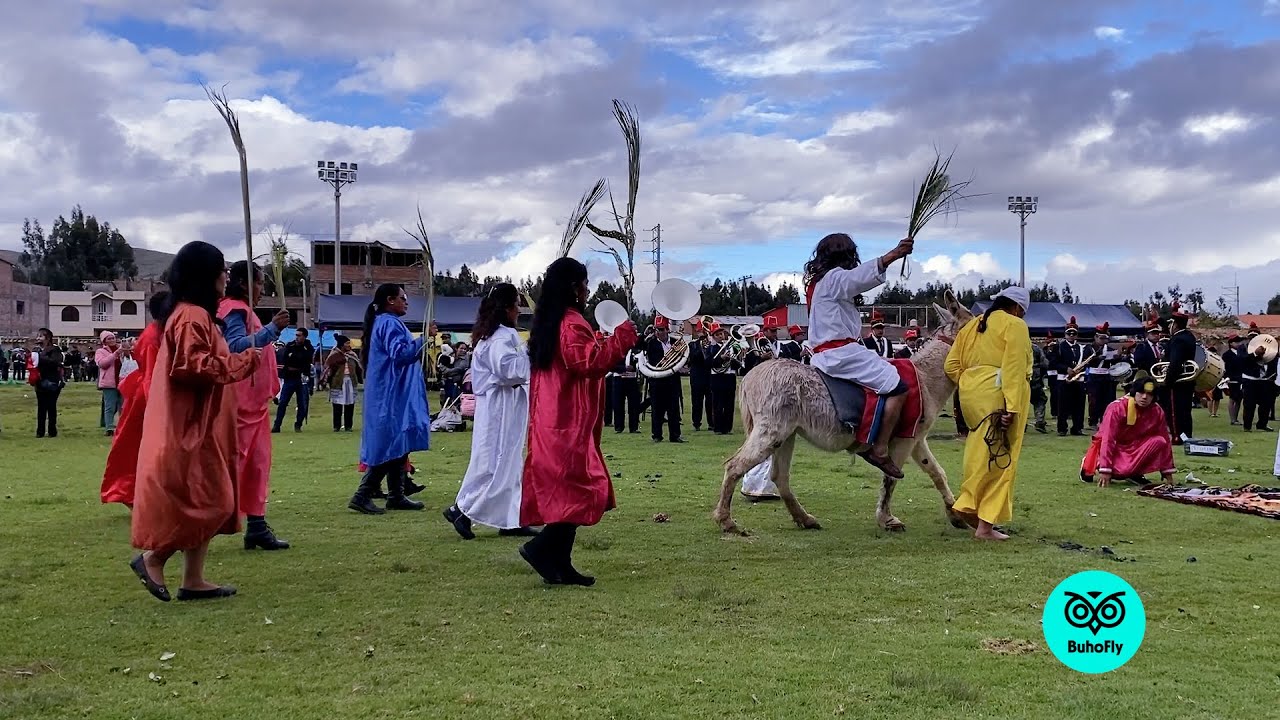 Semana Santa 2024 en Marco, Jauja - Batallón Otongo 1 - barrio Jajachaca