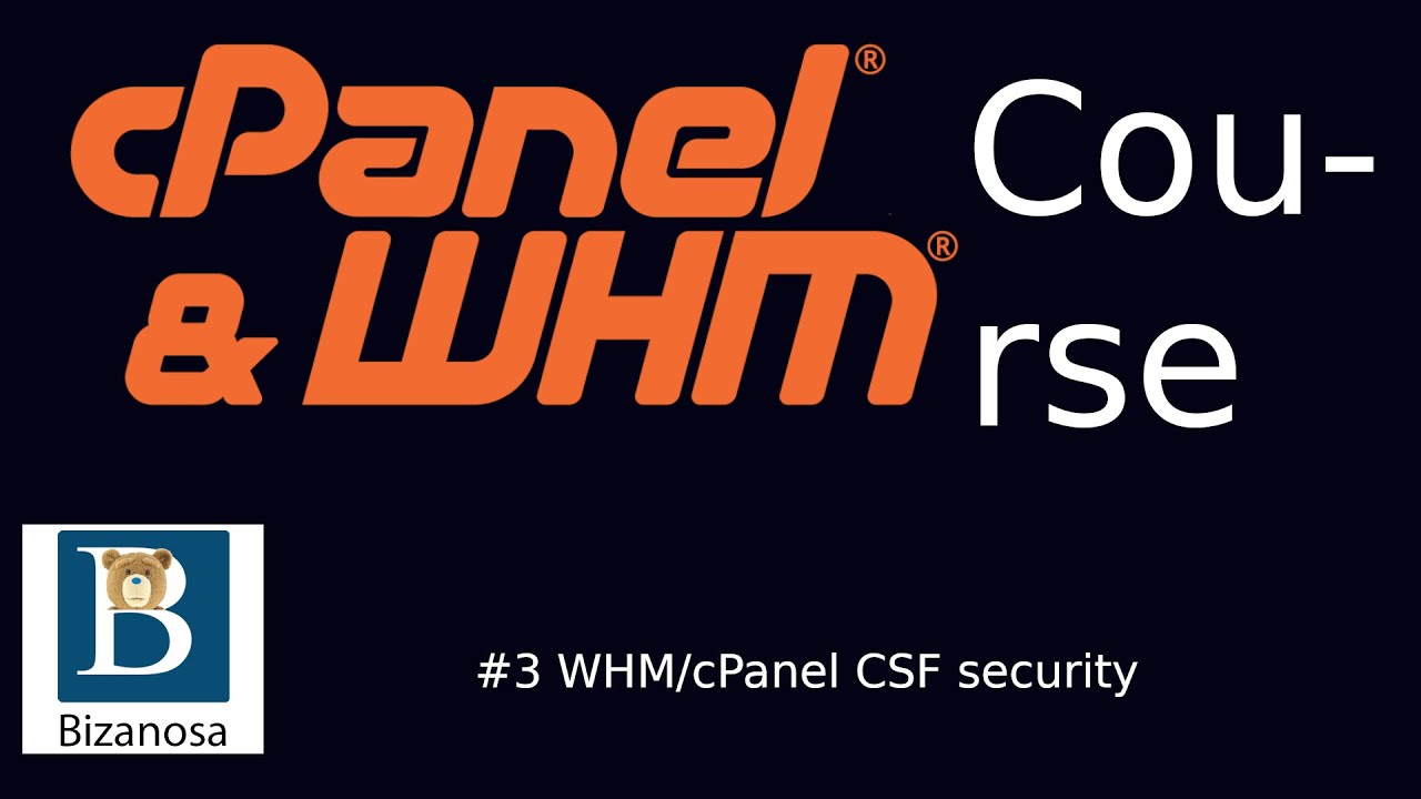 #3 WHM Cpanel security with CSF Firewall - #WHM #Cpanel Tutorial