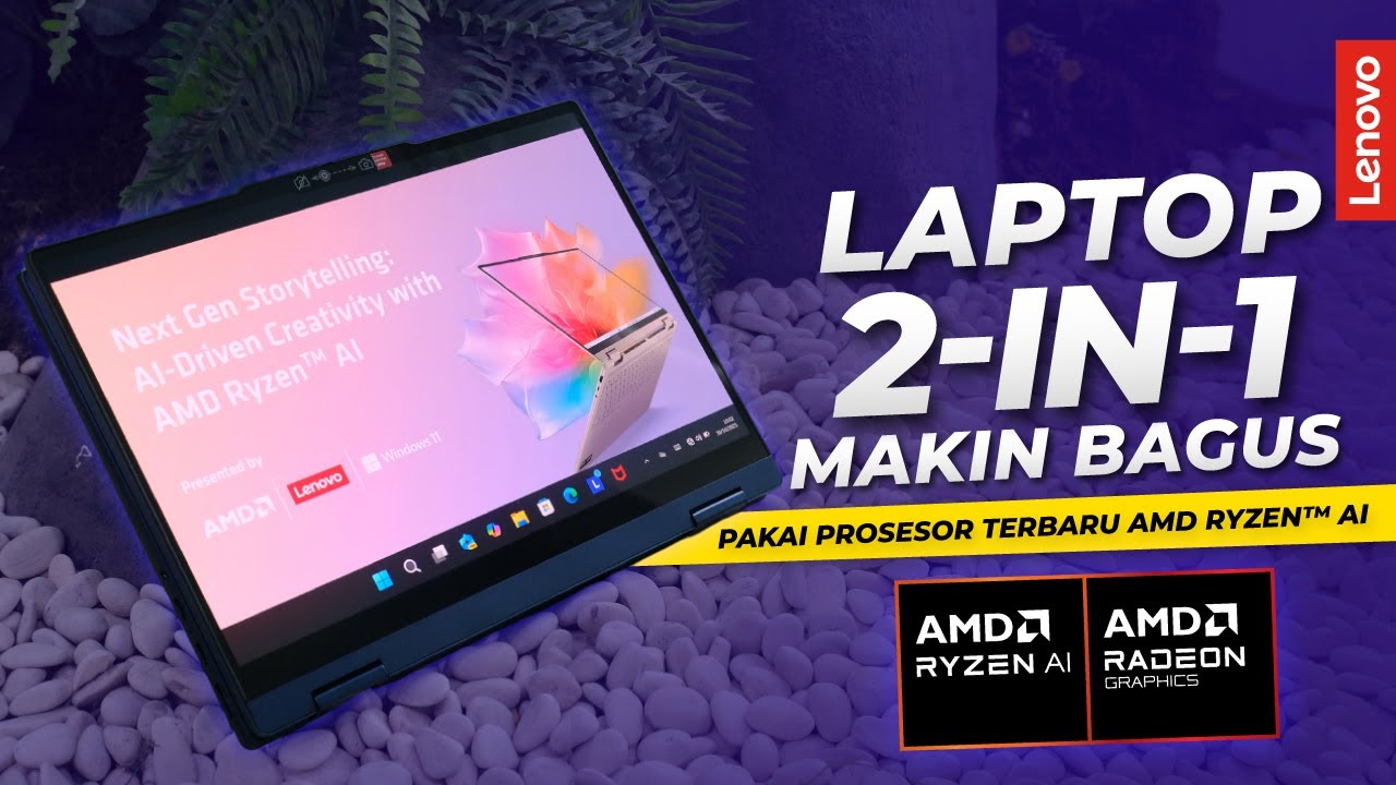 LAPTOP 2-IN-1 SEKARANG UPGRADE! 😍 | Review IDEAPAD 5 2 IN 1 14AKP10