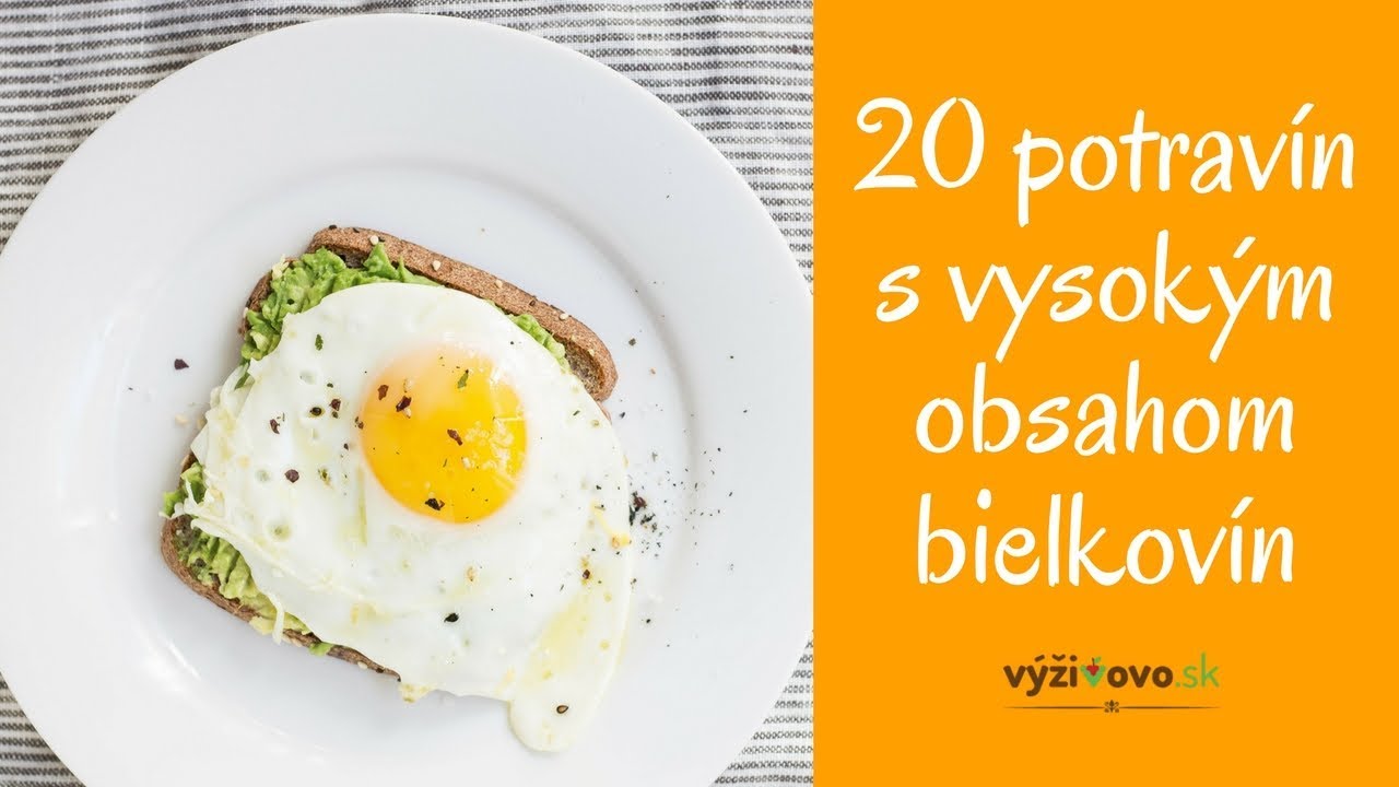 20 potravín s vysokým obsahom bielkovín