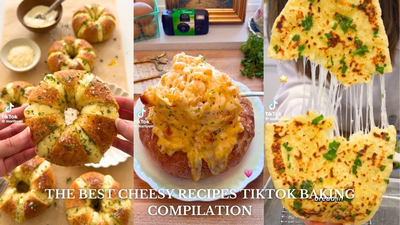 The BEST Cheesy Recipes Part 2🧀⭐️ | Aesthetic Baking TikTok Compilations