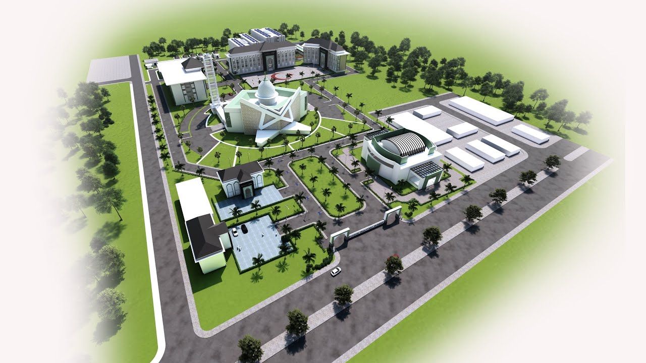 Animasi Perancangan Pondok Pesantren Modern Putra