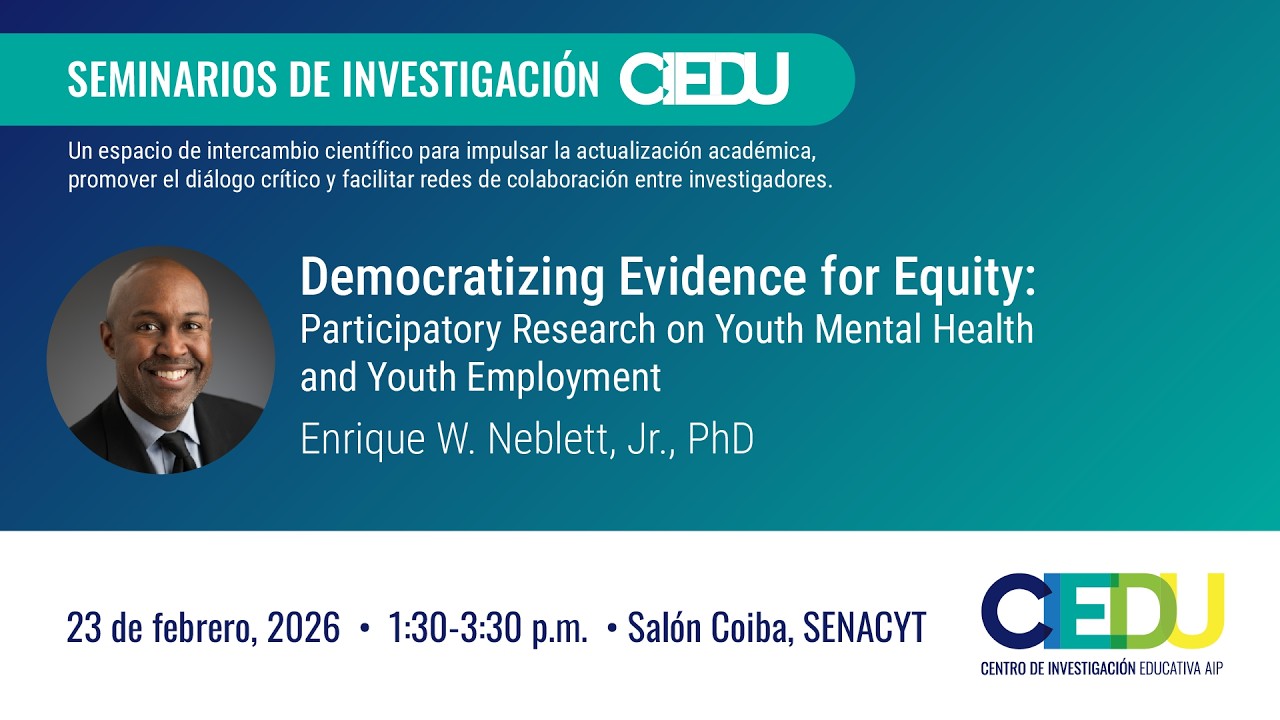 Seminarios de Investigación: Democratizing Evidence for Equity