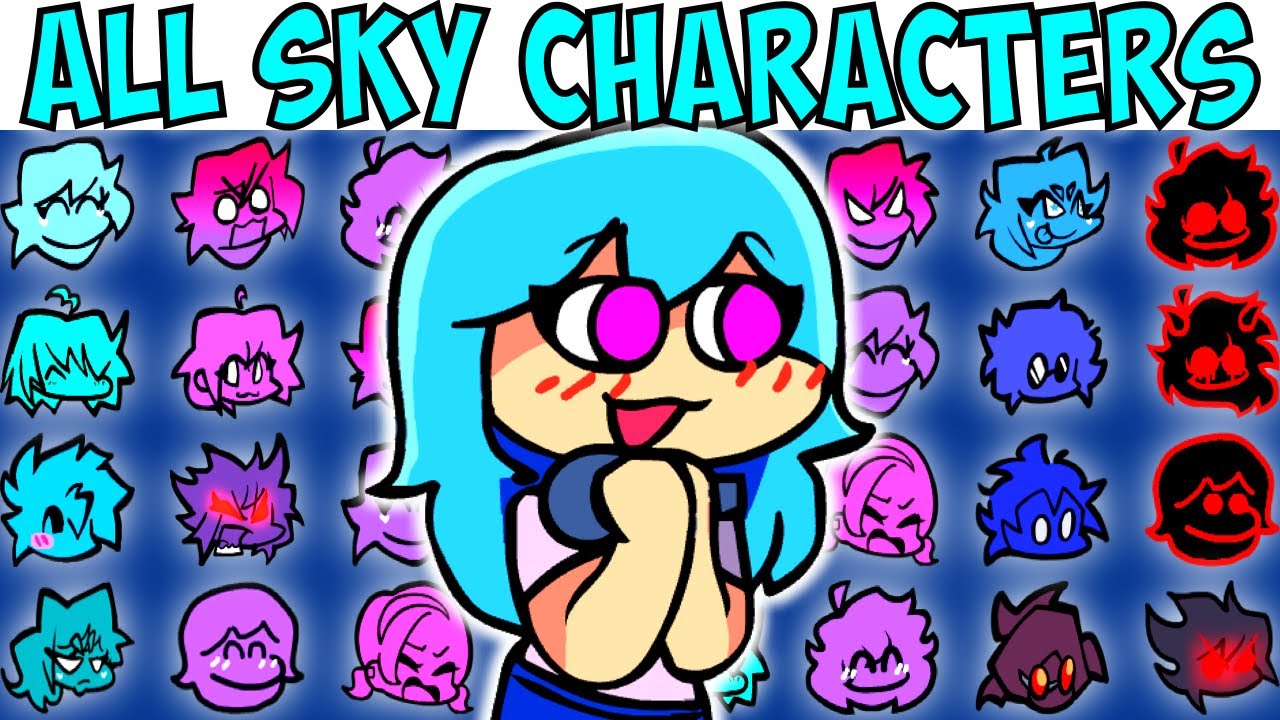 ALL SKY CHARACTERS | FNF Character Test | Gameplay VS Playground
