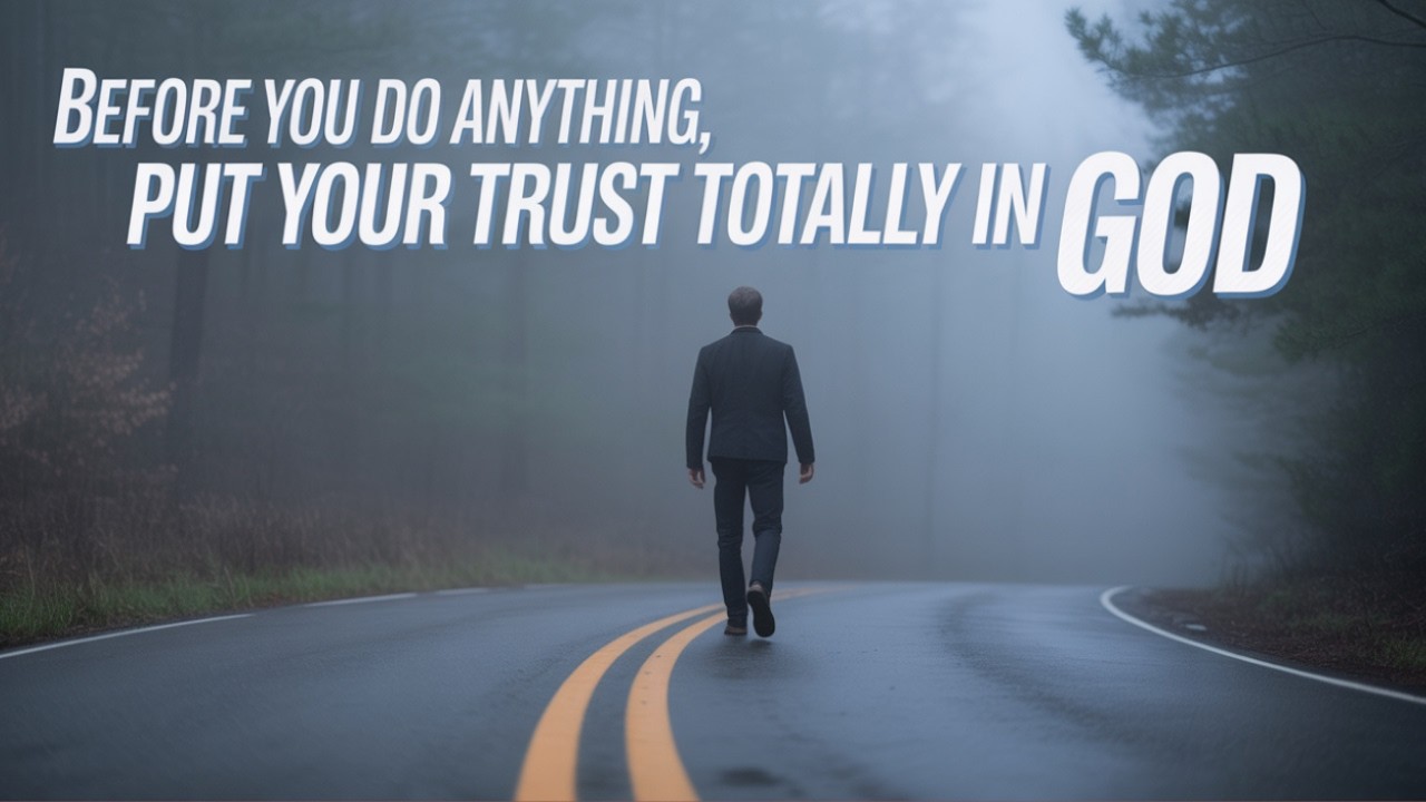 BEFORE YOU DO ANYTHING, PUT YOUR TRUST TOTALLY IN GOD | PROVERBS 16:3 | CHRISTIAN MOTIVATION 2025