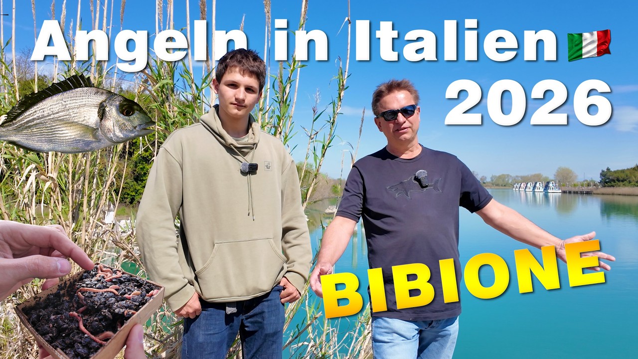 Angeln am Tagliamento in Bibione - Angeln im Urlaub in Italien (Spots, Lizenzen & Tipps) 🇮🇹