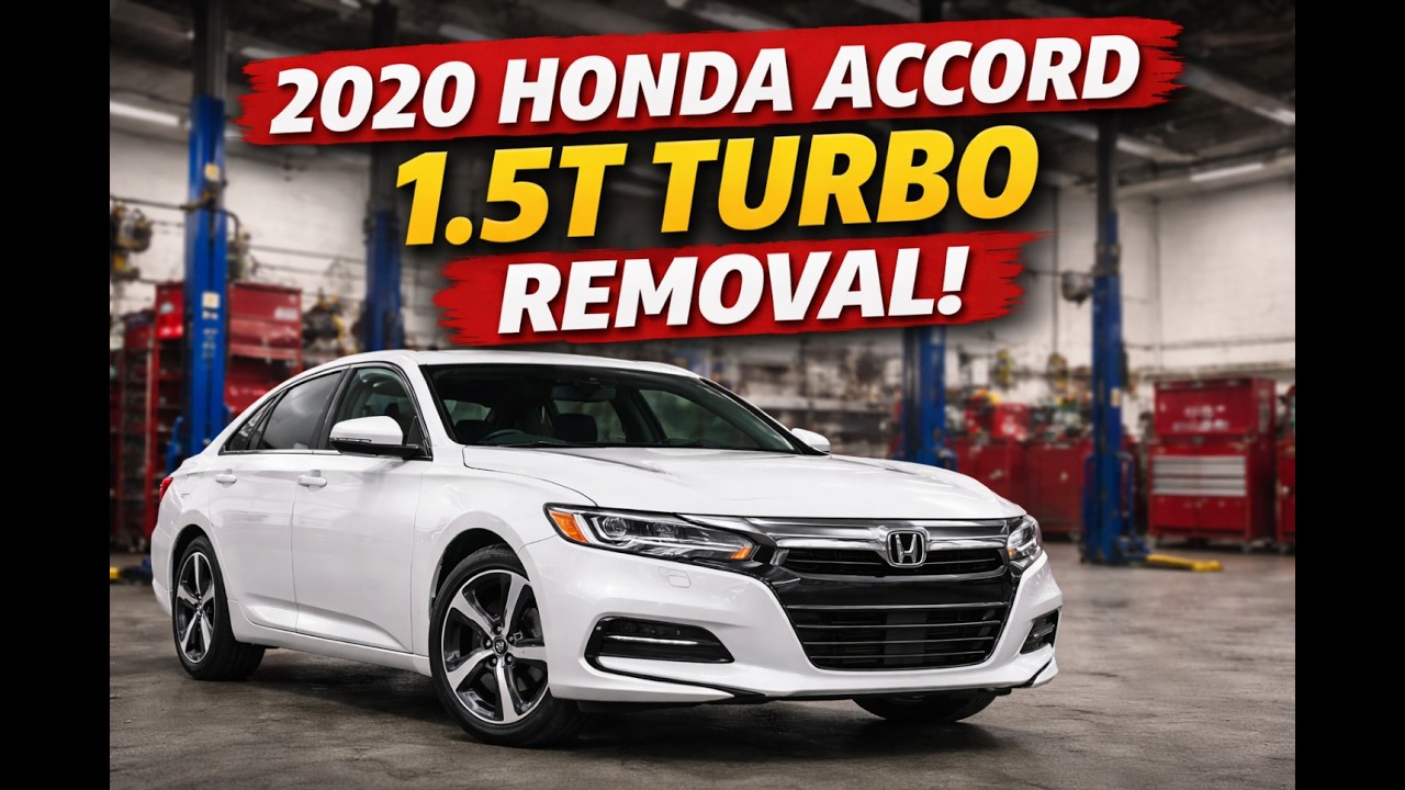 2020 Honda Accord 1.5T Turbo Removal DIY