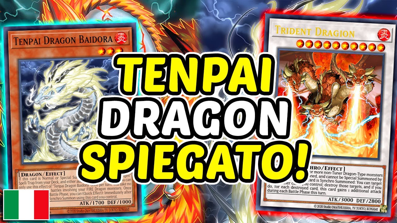 [ITA] Come Giocare Tenpai Dragon Sangen! Effetti e Combo Tutorial! • Yu-Gi-Oh TCG