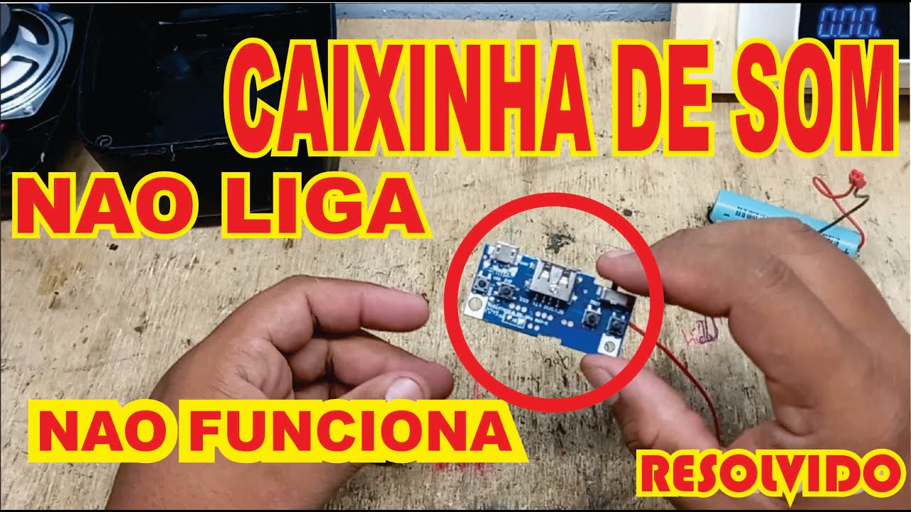 Como consertar caixa de som (NÃO FUNCIONA) # 3º PARTE  DICAS DE PROBLEMAS DE CARGA E BATERIA