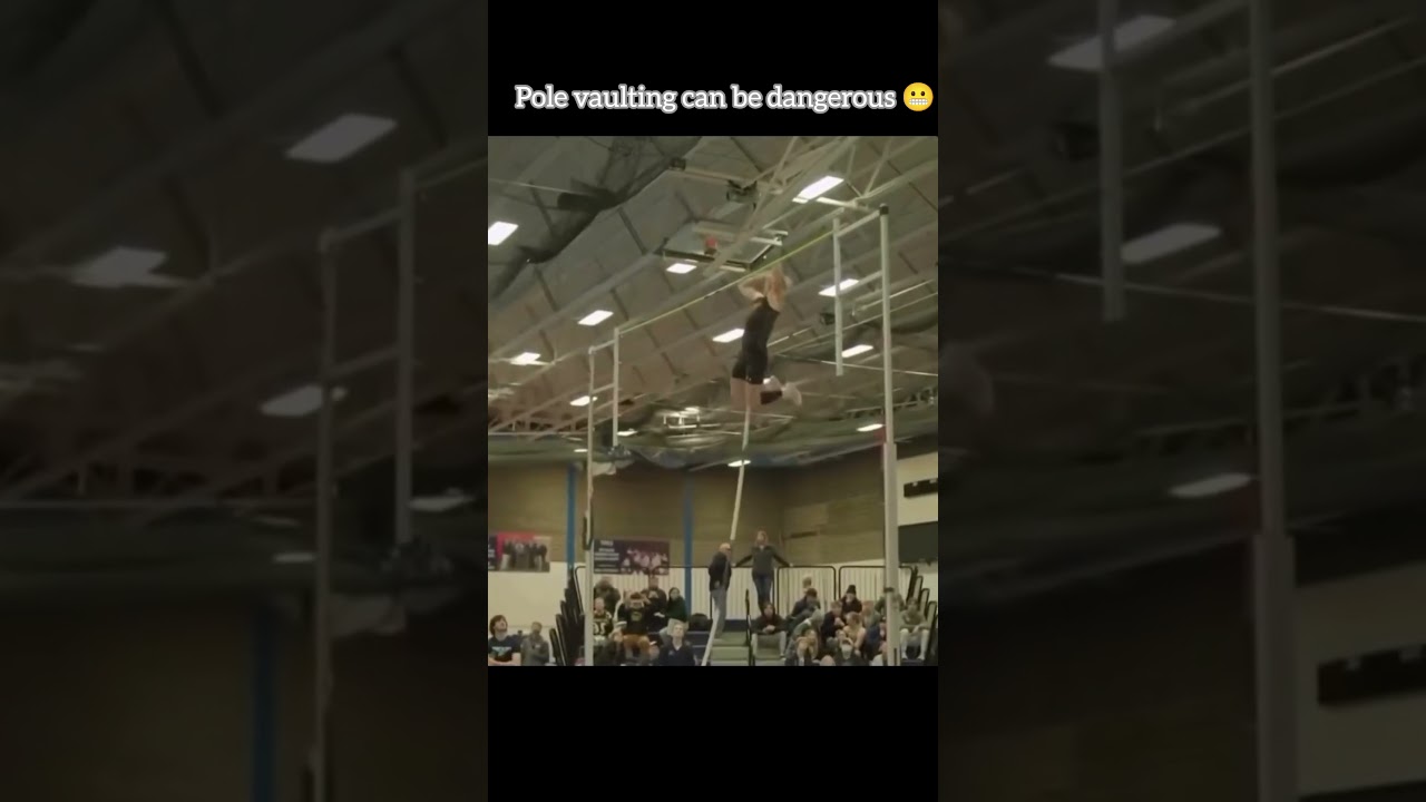 Pole vaulting can be dangerous 😬#shorts #trending #subscribe