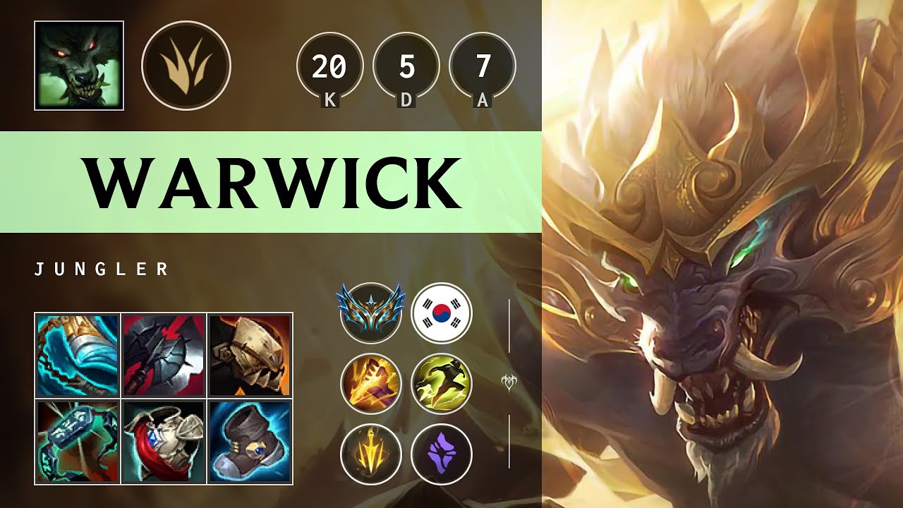 Warwick Jungle vs Ekko - KR Challenger Patch 25.13