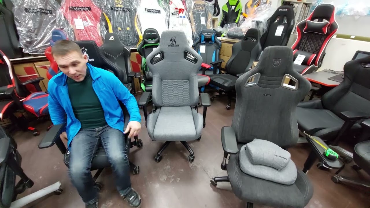 Evolution LEGEND & Evolution NOMAD\ Тестируем и сравниваем \Почему нет в тест-зоне AndaSeat Kaiser 3