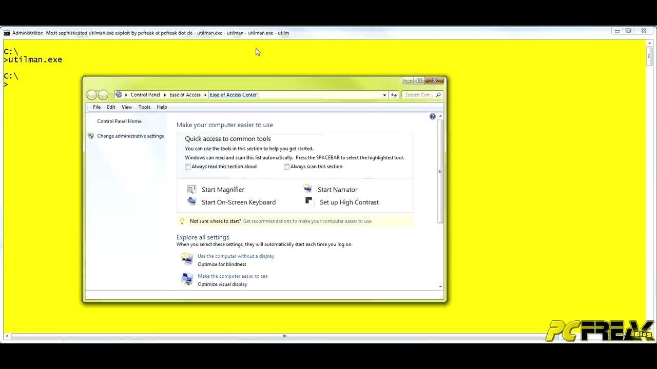 The most sophisticated utilman.exe exploit