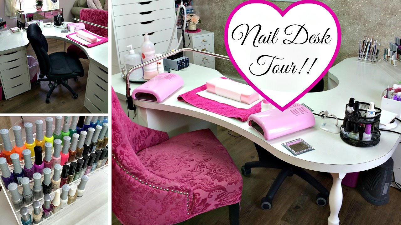 Nail Desk Tour!!