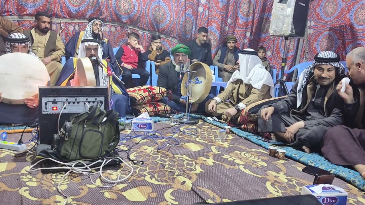 مديح سيد علي ابو كيلان في الضلوعية عتابات حزينة وافراكيات قصيدة / صلوا على الحبيب المثله ماصار 