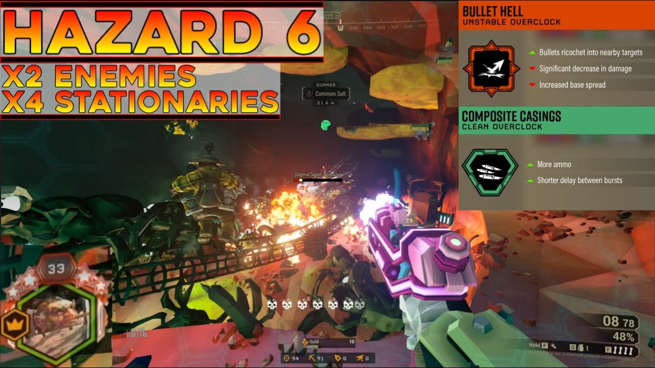 Bullet Hell + Composite Casings | Hazard 6 x2 Enemies | Deep Rock Galactic