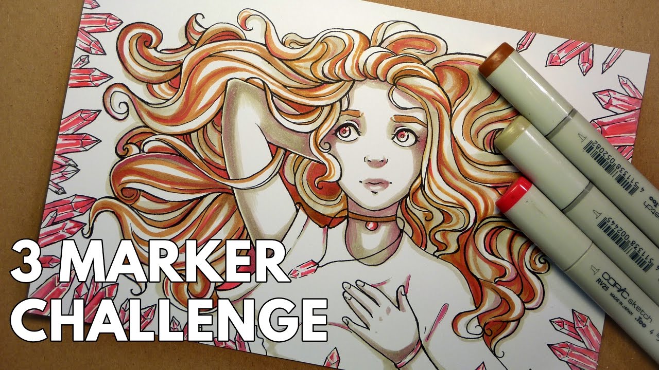 THREE MARKER CHALLENGE! (again!)