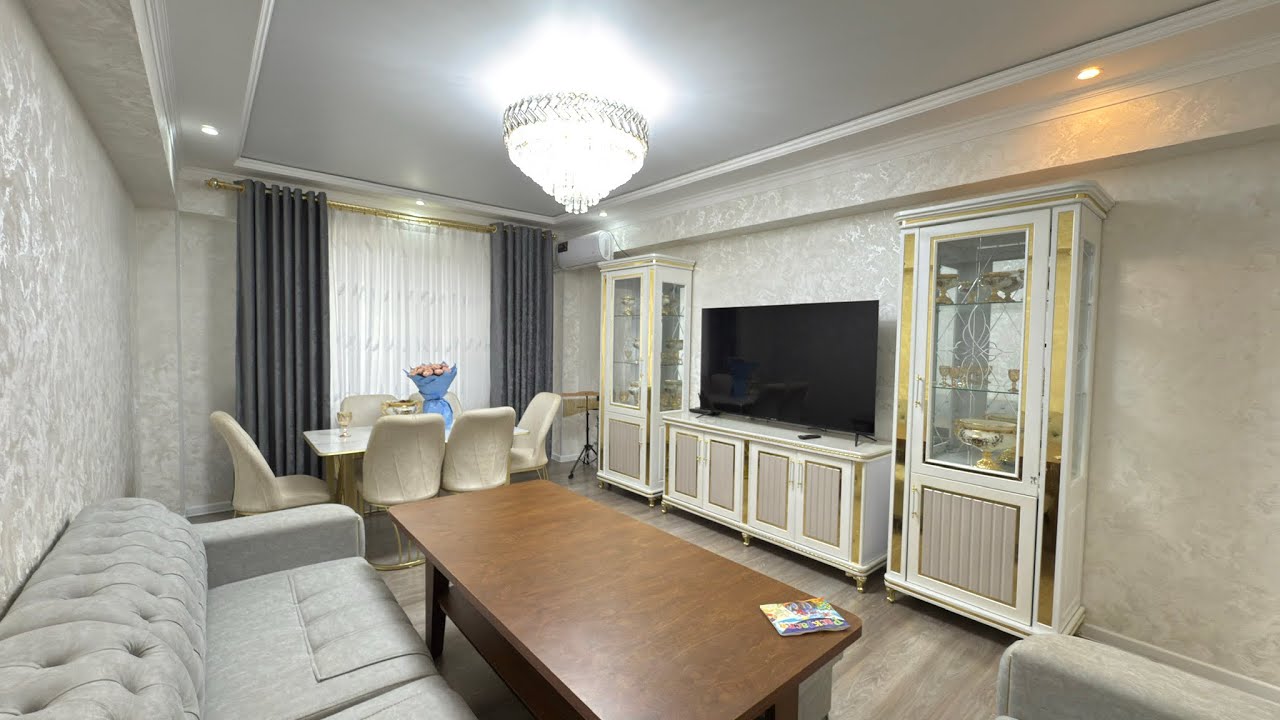 Urganch cityda 2 qavatda 3 xonali 84 m2 kvartira jihozlari bilan sotiladi. #arzonuylar #uyjoy #uy