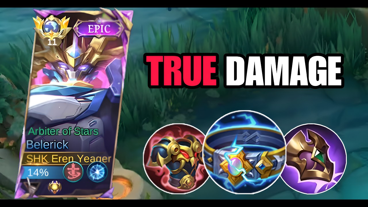 BELERICK TRUE DAMAGE BUILD IS PERFECT FOR SUSTAIN ON TEAM FIGHTS! (Must try)