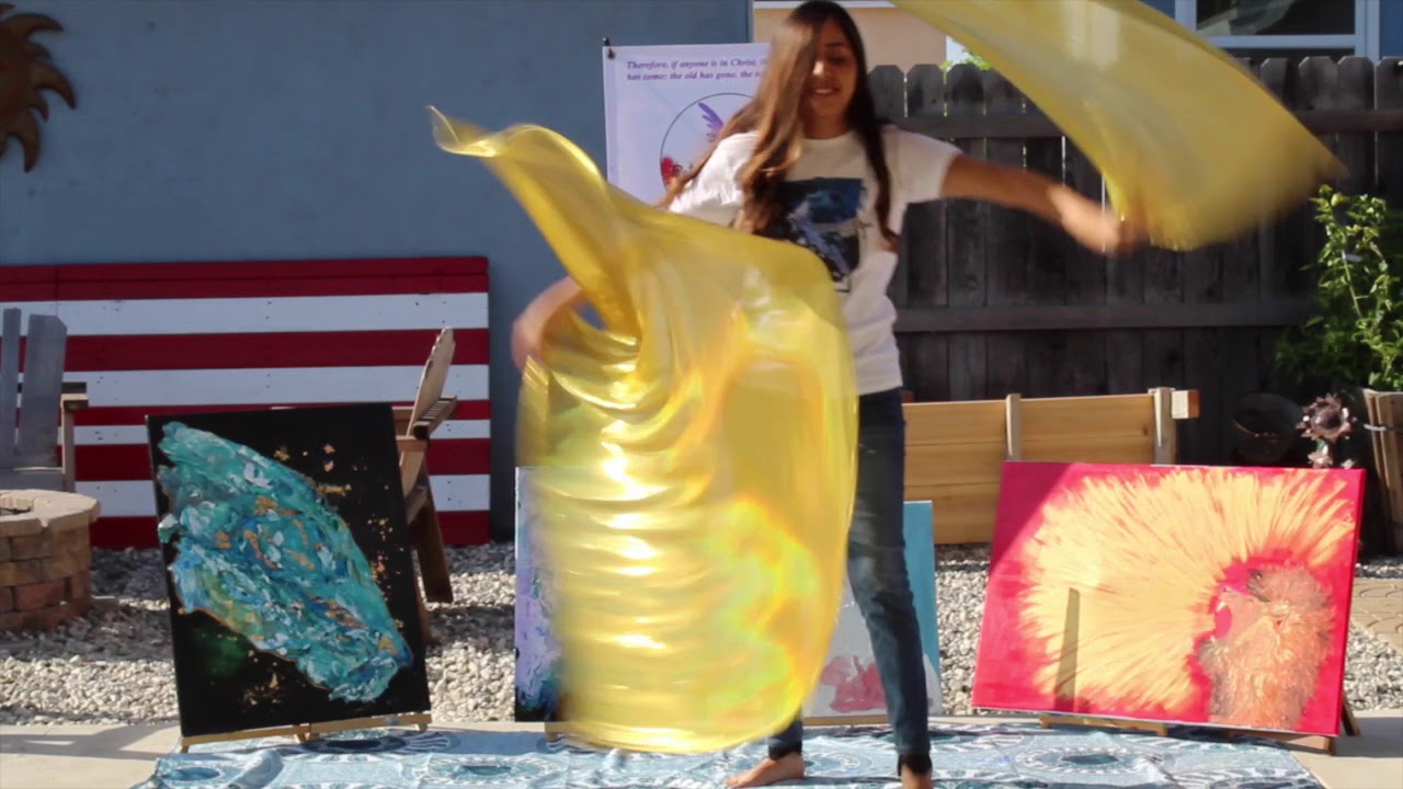 Raise a Hallelujah Dance- by Paint and Worship/ prophetic dance/ prophetic art