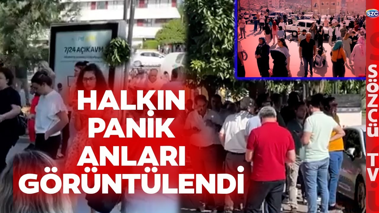 Adana Kozan'da Deprem Sonrası Halkın Yaşadığı Panik Anları Ortaya Çıktı