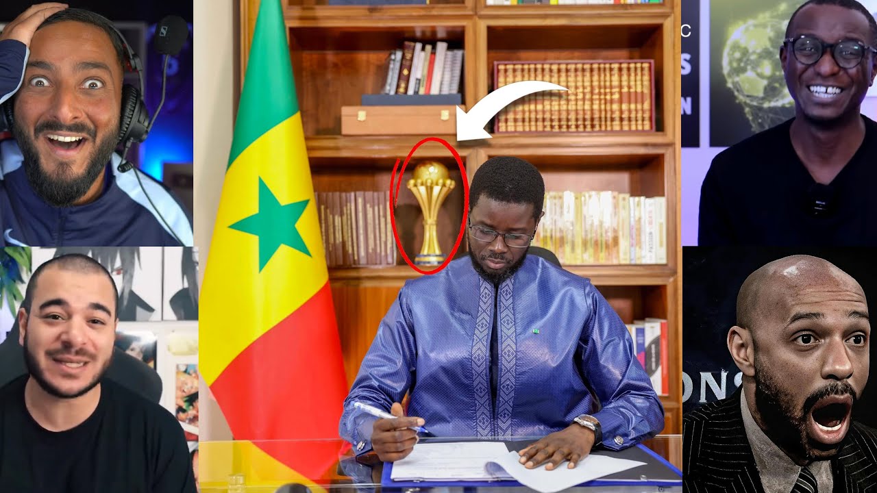 🚨LE PRÉSIDENT SÉNÉGALAIS POSTE AVEC LE TROPHÉE DE LA CAN ET DÉFIE LE MAROC ET LA CAF !