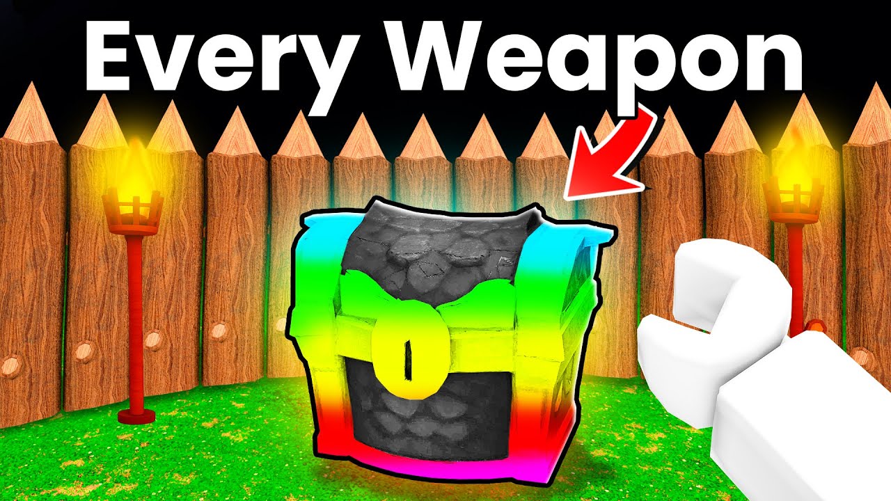 I Gathered The RAREST Weapons in 99 Nights in the Forest!