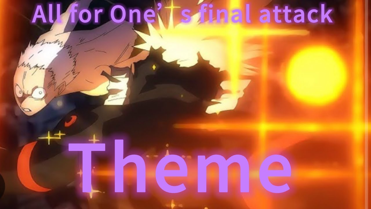 All for One final attack theme (MHA season 8 episode 4) (Omni Factor Unleash)