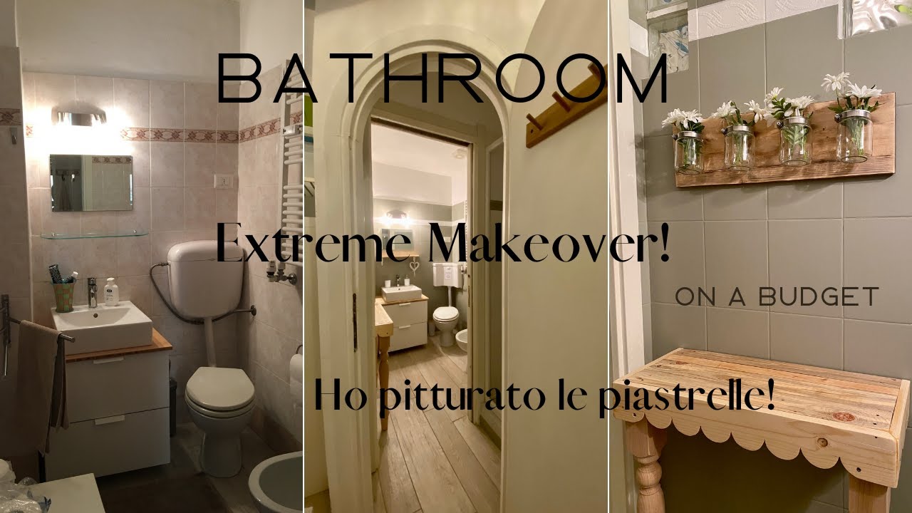 EXTREME MAKEOVER BAGNO ~ ho pitturato le piastrelle ~