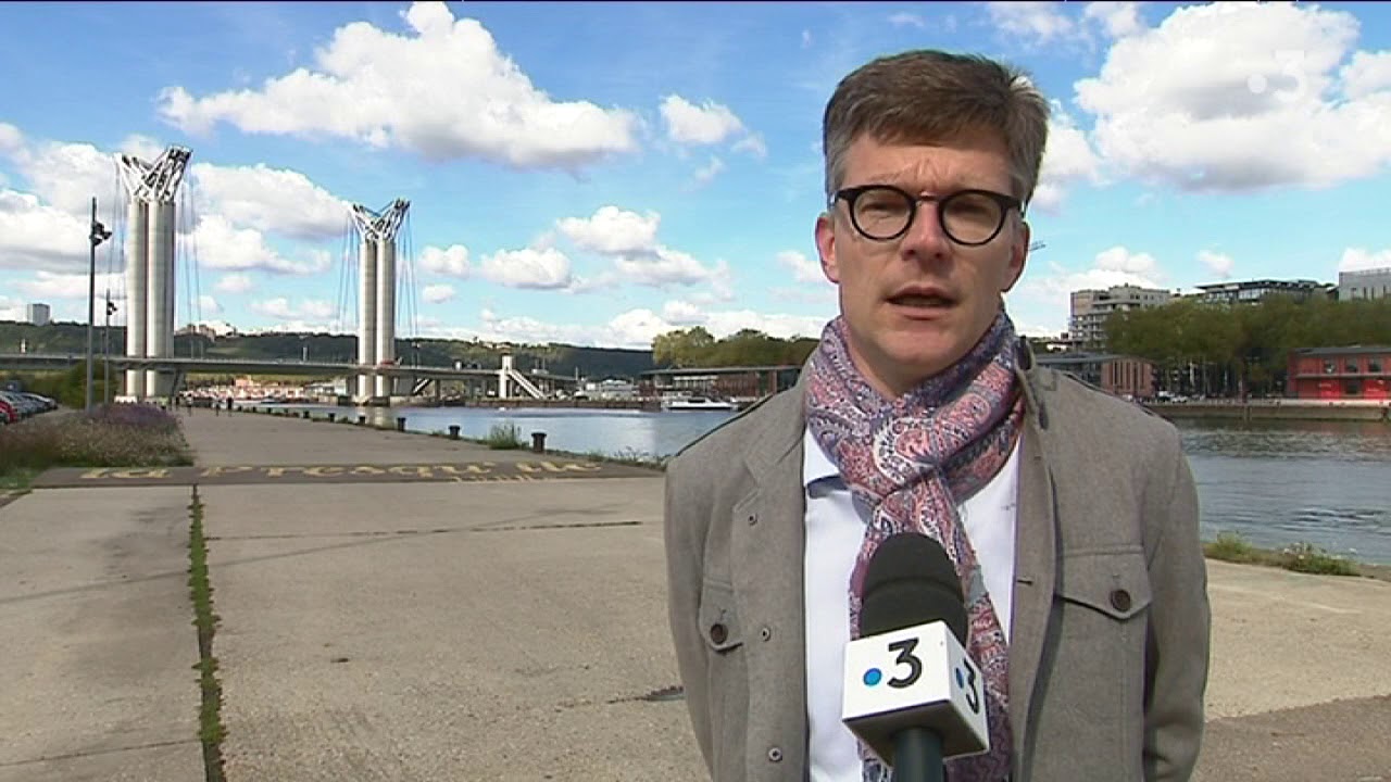 Les 10 ans du pont Flaubert à Rouen