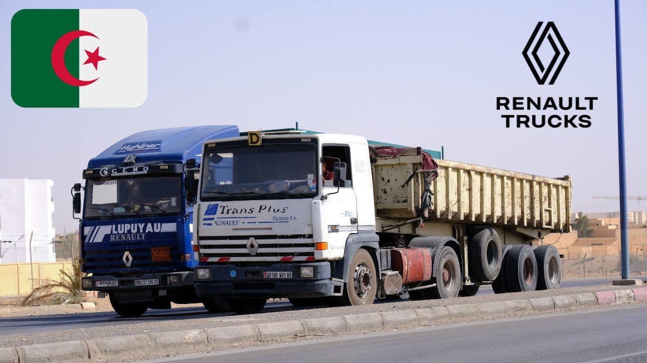 Old Renault R (Major) trucks hard in service in 2025
