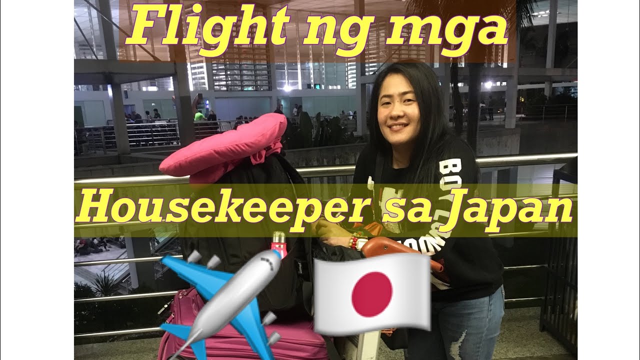 Finally Flight day goin to Japan | Flight ng mga Housekeeper sa Japan