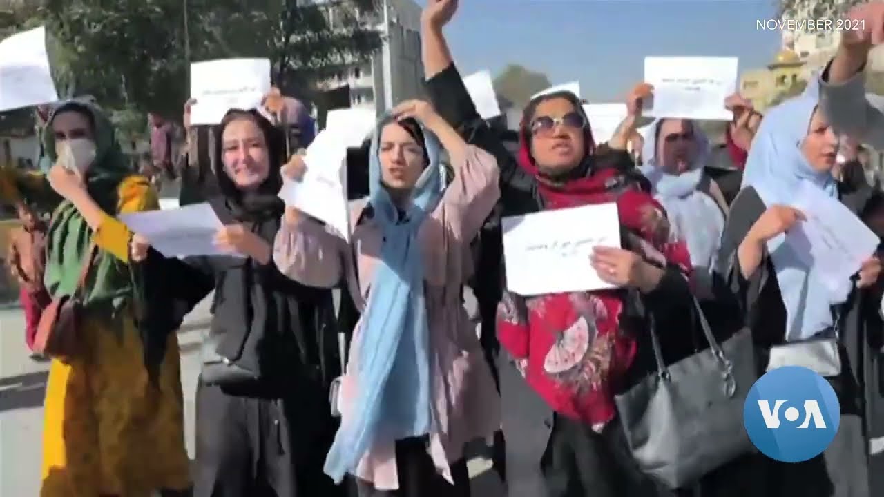 Afghan Woman Protests Against Taliban From Safety of France | VOANews