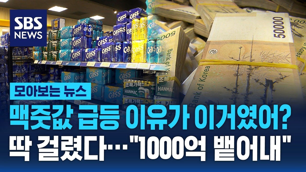 맥줏값 급등 이유가 이거였어?…딱 걸렸다…