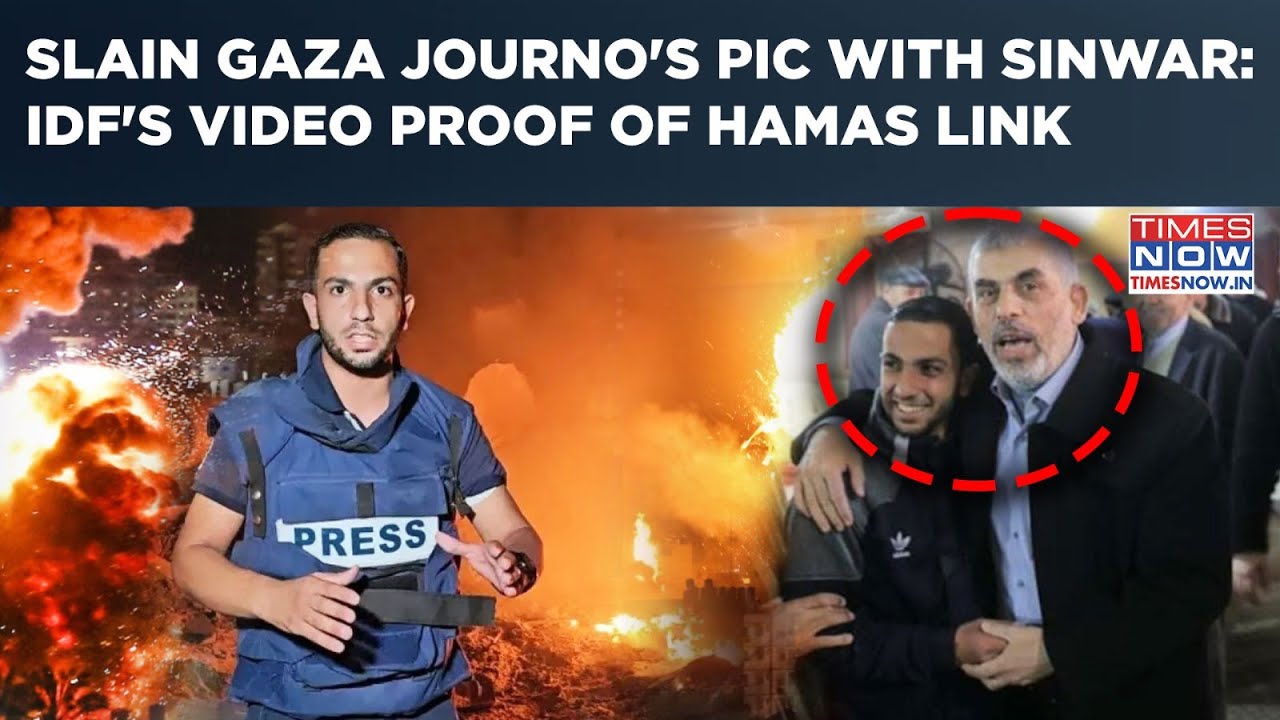 IDF's Video Proof: Supposed Gaza Journalist Seen Hugging Sinwar In Old Photo| Hamas Link Confirmed?