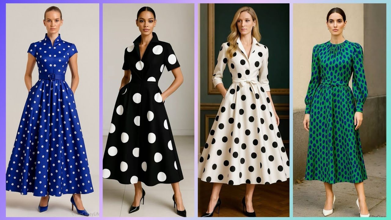 2025 Stylish & Trending POLKA DOT DRESSES