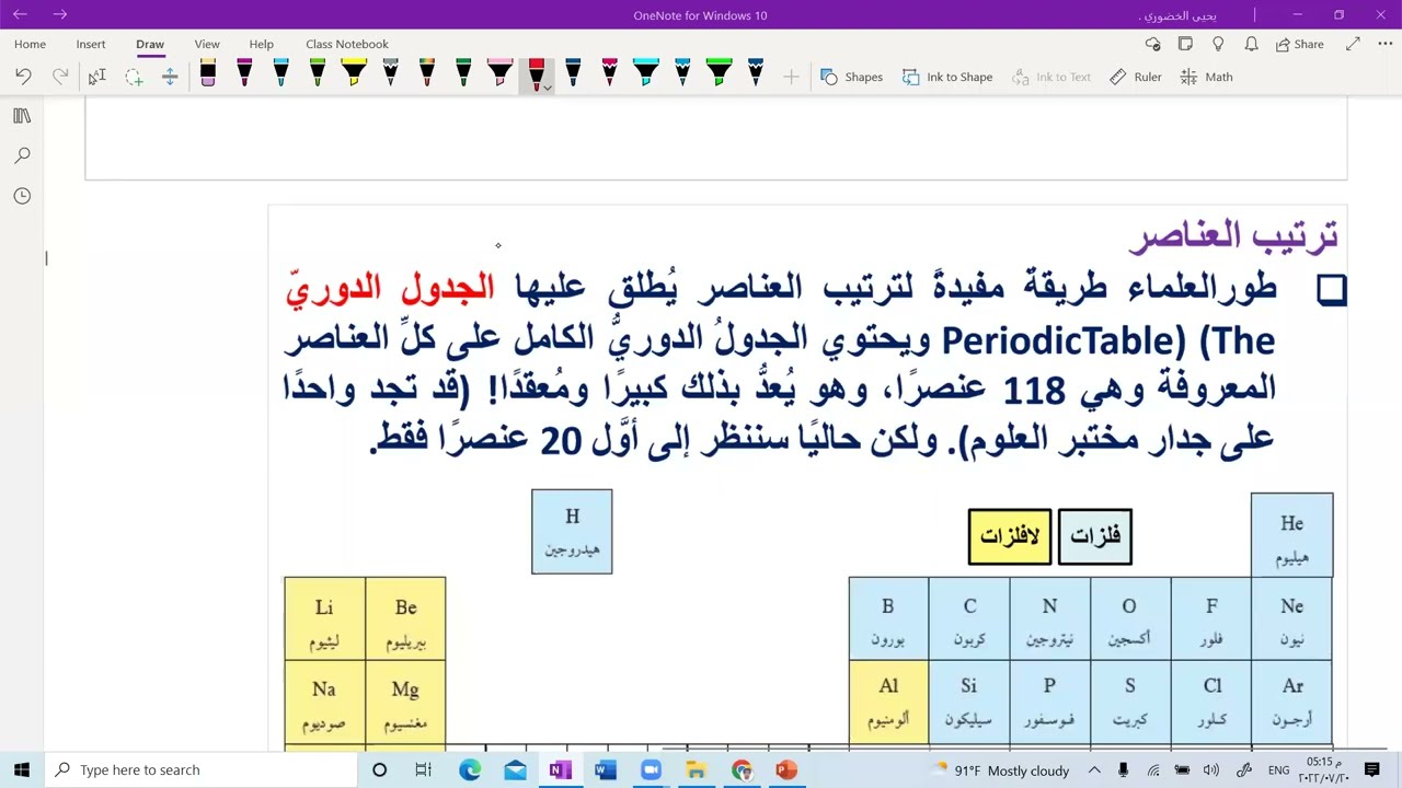 أساسيات مادة العلوم للصف الثامن (الجزء الثاني)