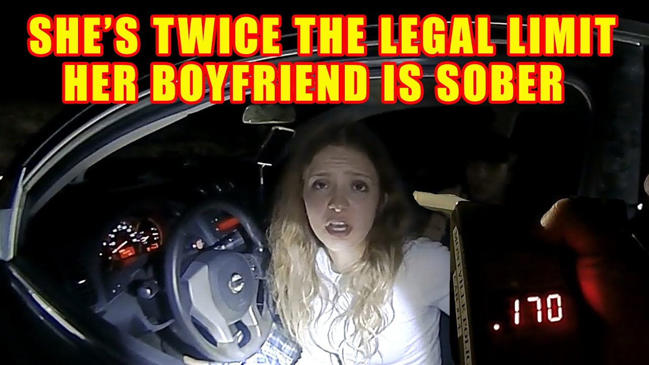 Drunk 19-Year-Old is More than Twice the Legal Limit While Her Boyfriend is Completely Sober