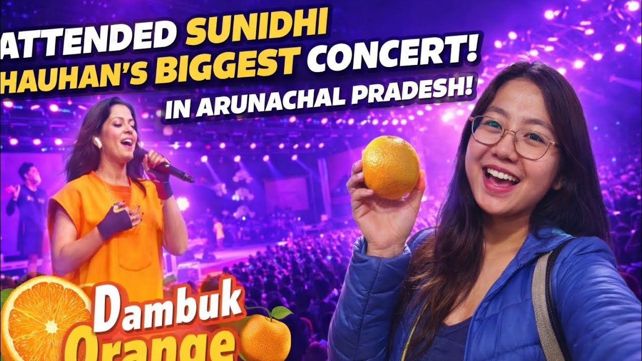 Sunidhi Chauhan Sets Dambuk on Fire 🔥 |Dambuk Orang Festival | Arunachal Pradesh | Honest Review 🎶✨