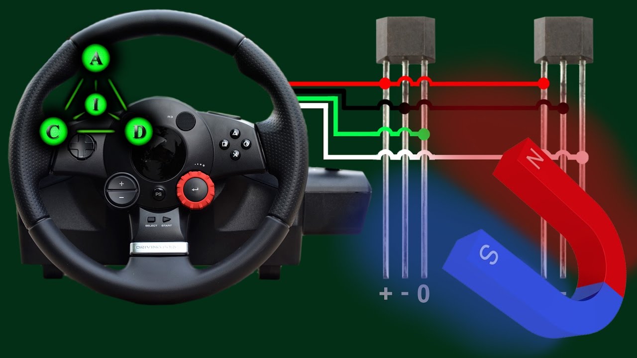 Датчики Холла Logitech DFGT. Hall Sensor Logitech DFGT