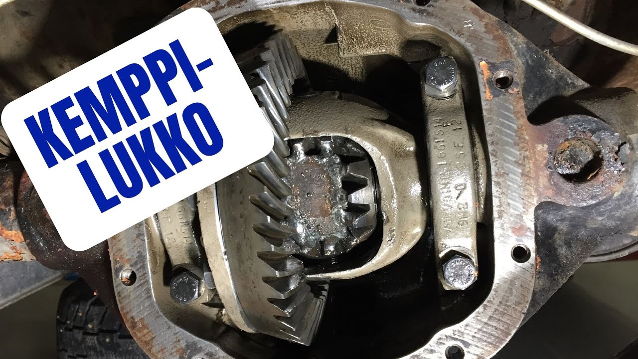 Volvo 145 - tasauspyörästön hitsaus ja asennus - kemppilukko