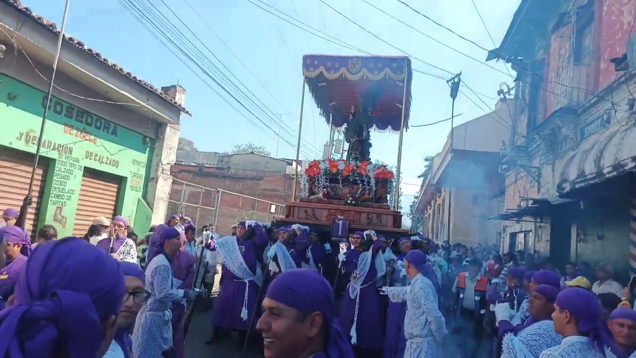 Vía Crucis del Viernes Santo en Sonsonate [18 de Abril 2025]